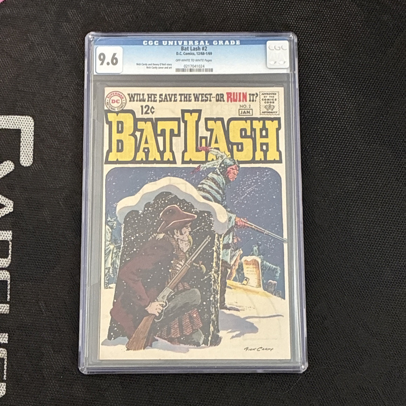 Bat Lash #2 1969 CGC NM+ 9.6 OW/W Rare