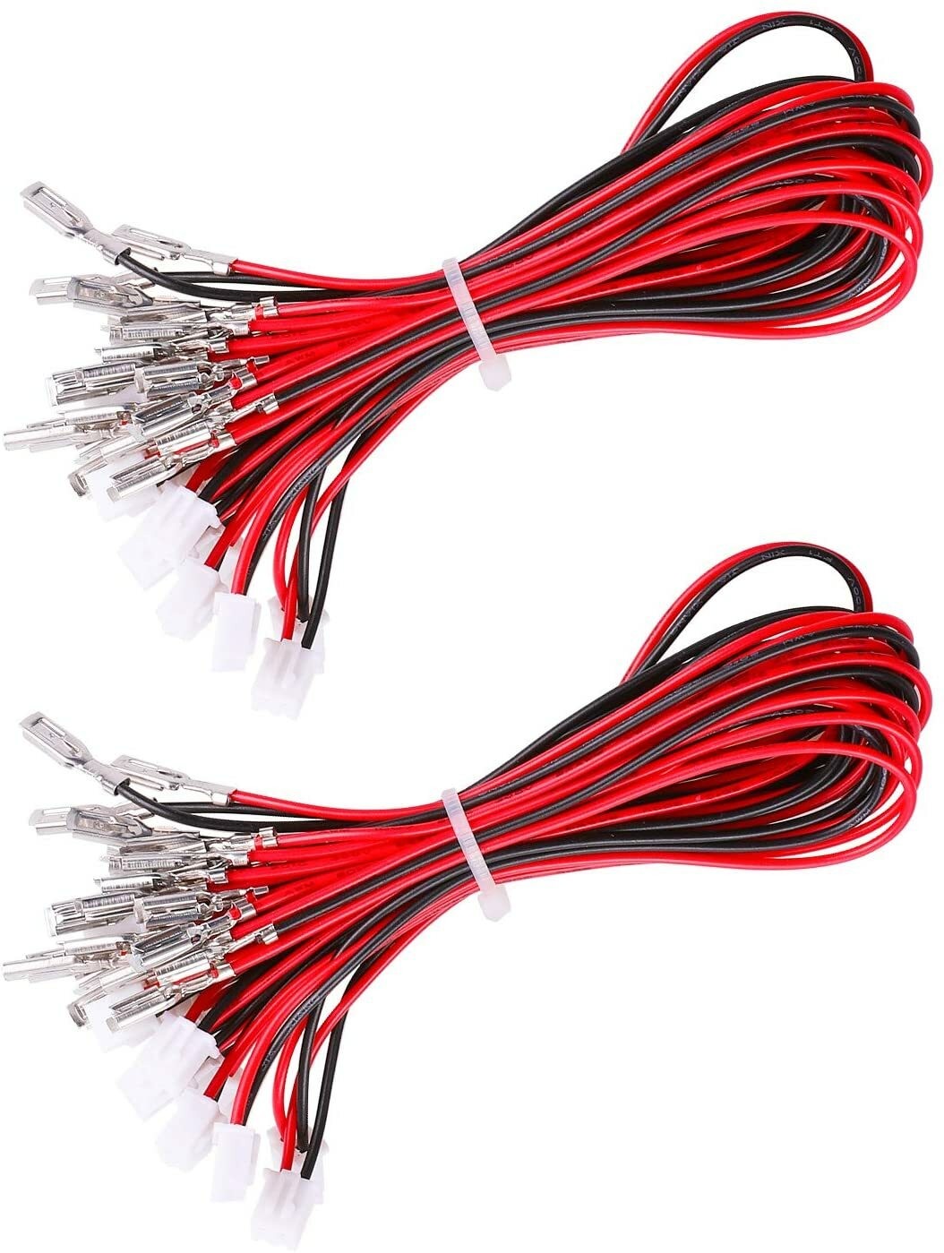 20pcs JST XH2.54 Plugs to .110 Zero Delay USB Encoder Jumper Wires Terminals
