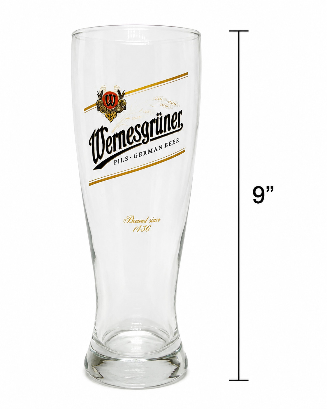 Wernesgruner Pils German Beer 9\