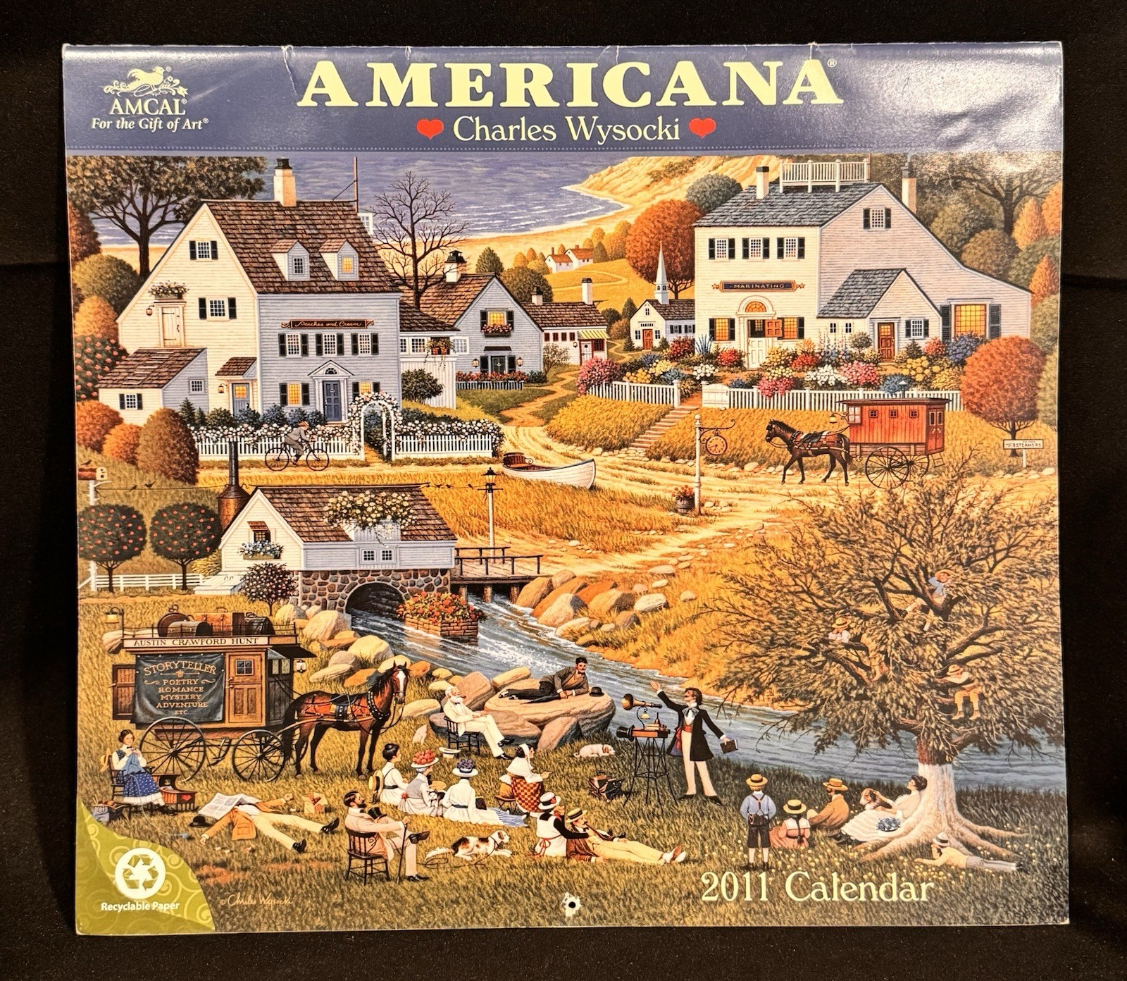 Charles Wysocki 2011 AMERICANA Calendar 13 x 12