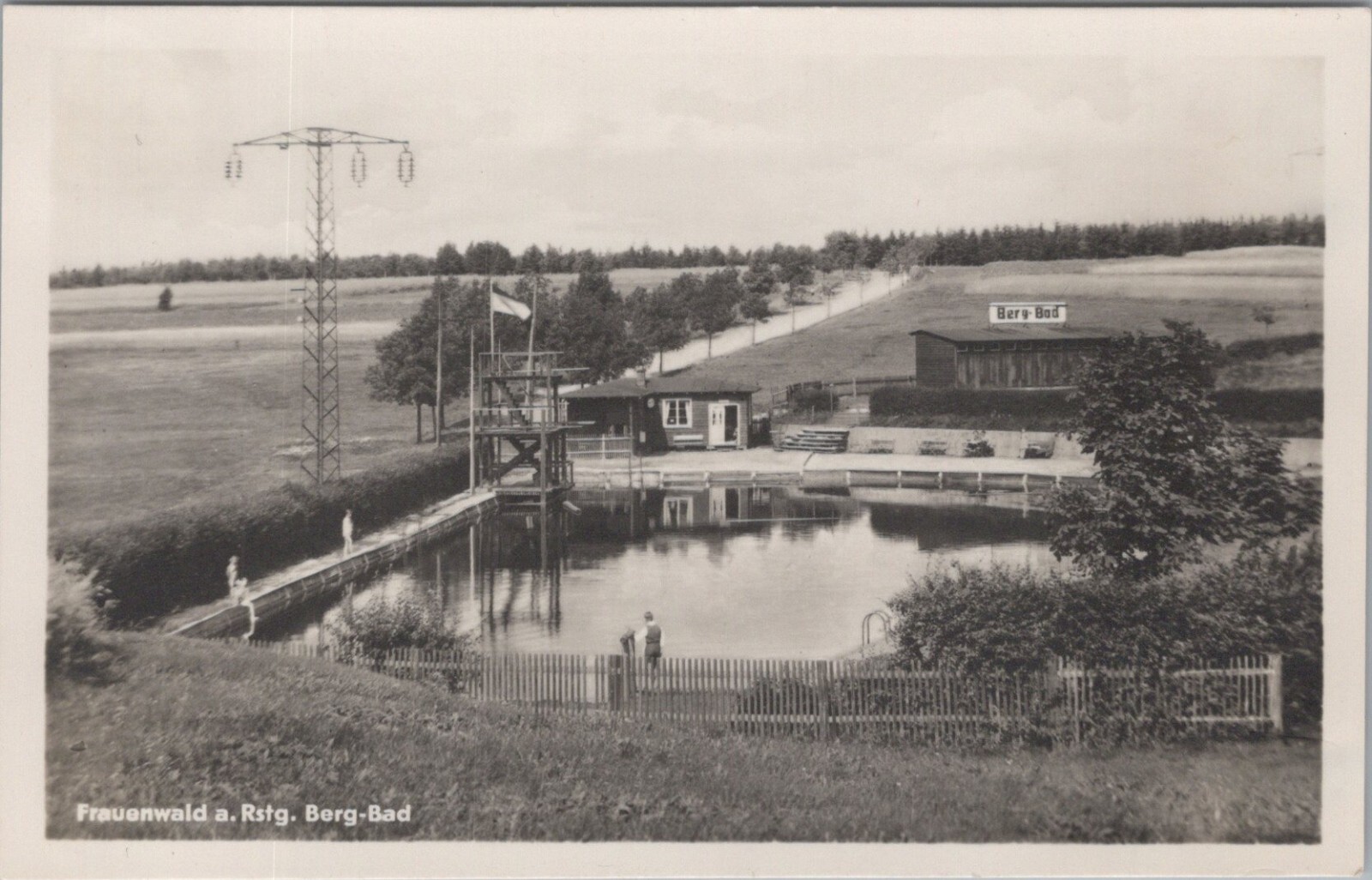 EK090425/02 POSTCARD, Frauenwald, Rennsteig, Berg-Bad EK090425/02 POSTCARD, Frauenwald, Rennsteig, Berg-Bad