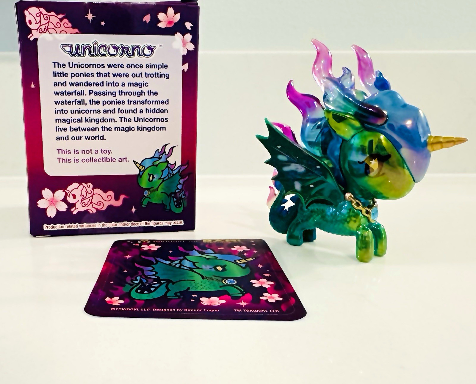Tokidoki NYC COMICON Exclusive Viridian Dragon Metallic Tokidoki NYC COMICON Exclusive Viridian Dragon Metallic