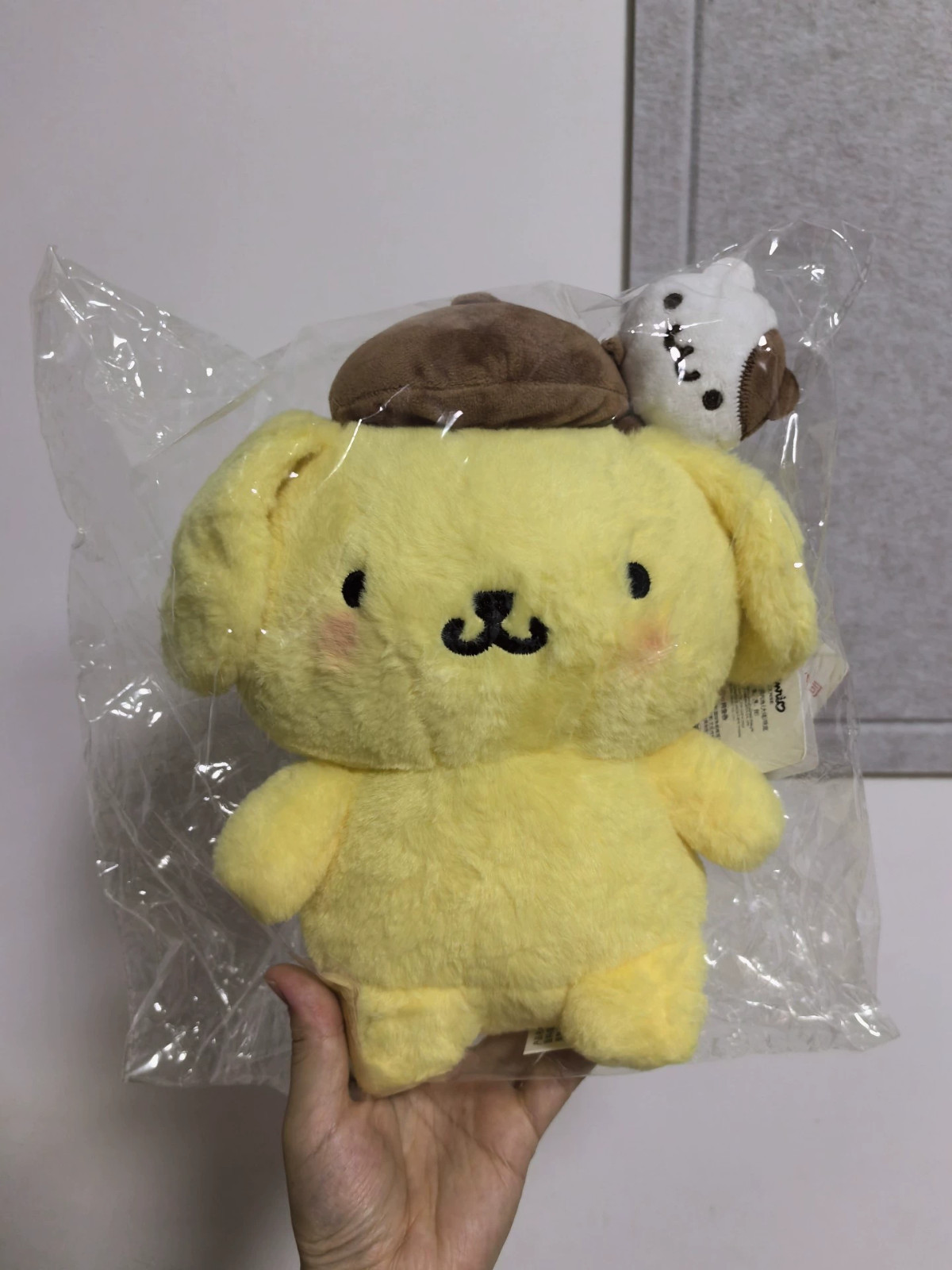 Sanrio PomPomPurin Plush with Muffin Friend Plush Doll Gift Kids Toy