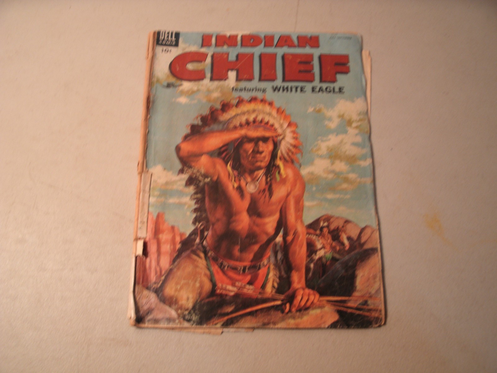 Dell Comics Indian Chief  #15 1954--Indian stories-White Eagle-