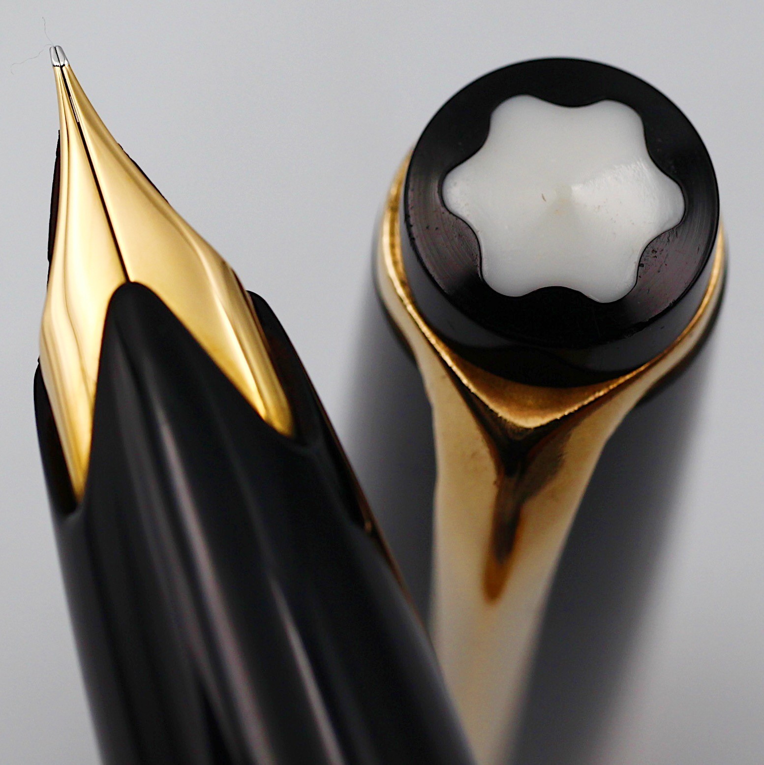 [NOS Rare] Montblanc No.22 fountain pen EF nib 14C 585 1960s Vintage Adjusted