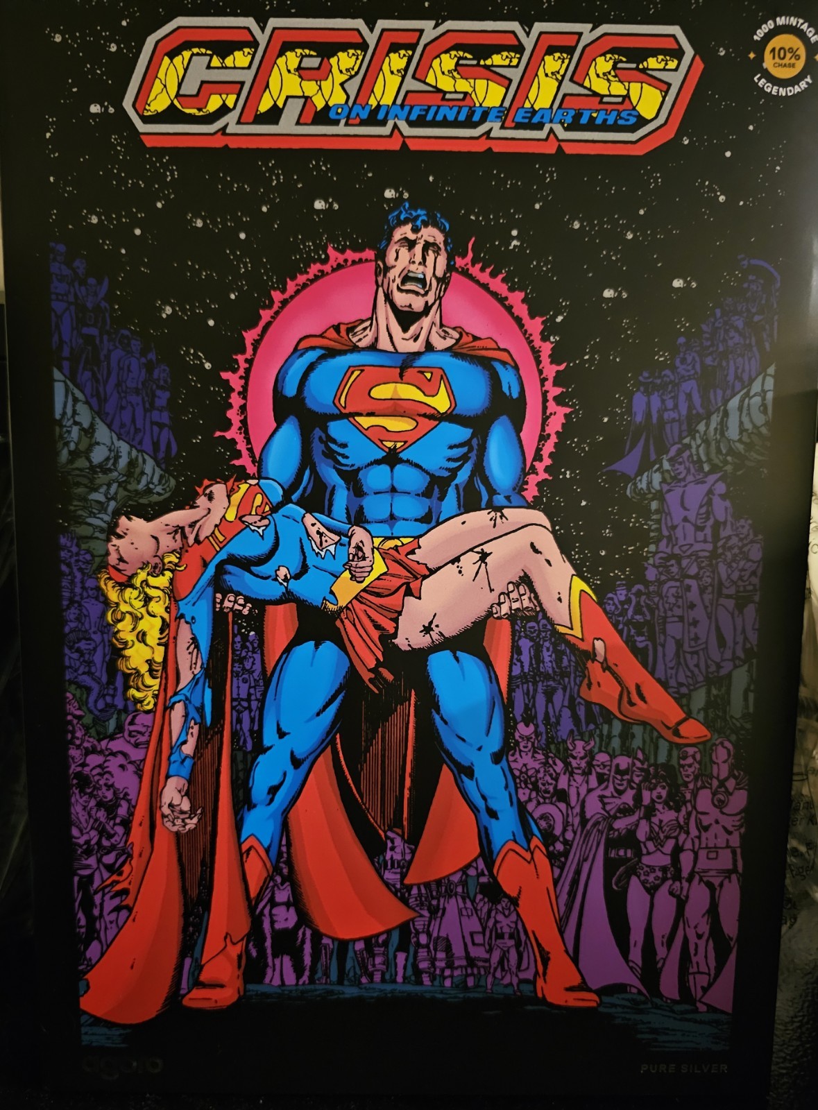 2026 Agoro DC Crisis on Infinite Earths #7 1 oz Silver Foil 501 /1000