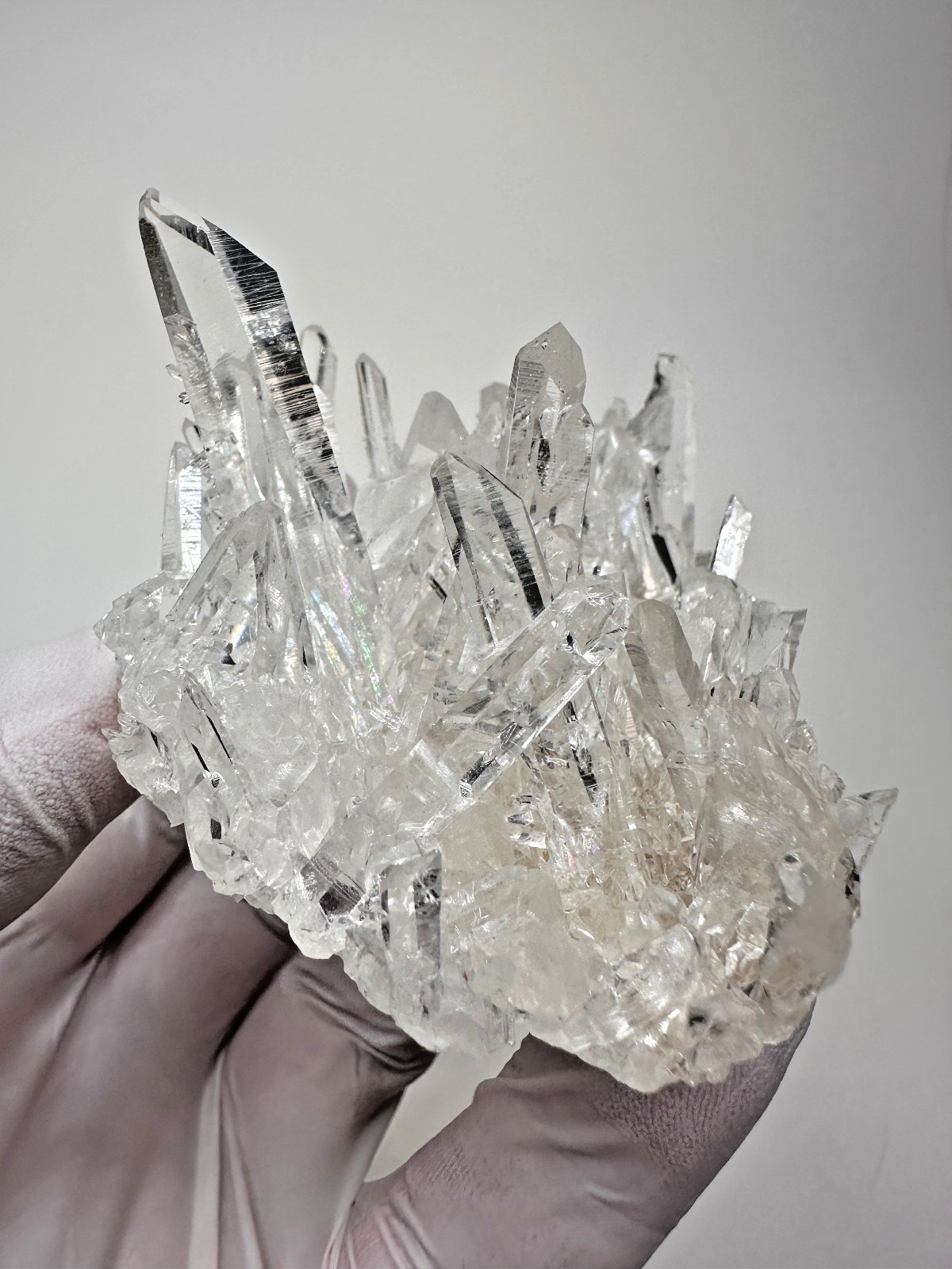 Top Quality Large Clear Arkansas Quartz Crystal Cluster