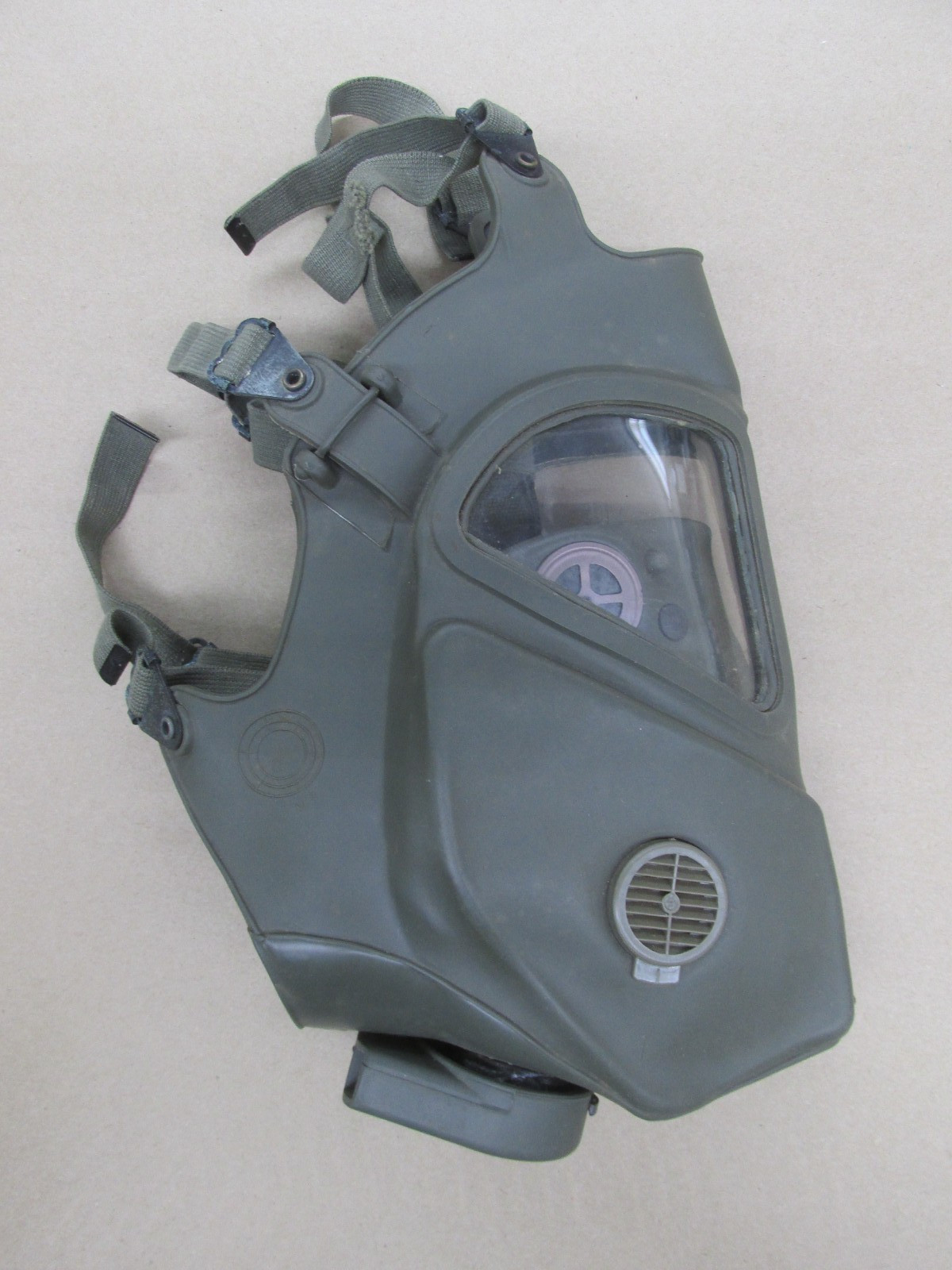 Genuine Vietnam 1969 XM28E4 Grasshopper Riot Control Gas Mask MSA Size Large