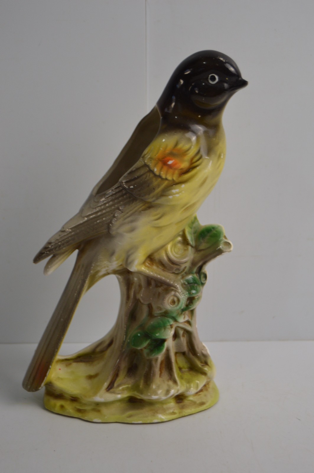 Vintage Sparrow Bird Planter Dorchester England 1931 Canary Collectible Pottery