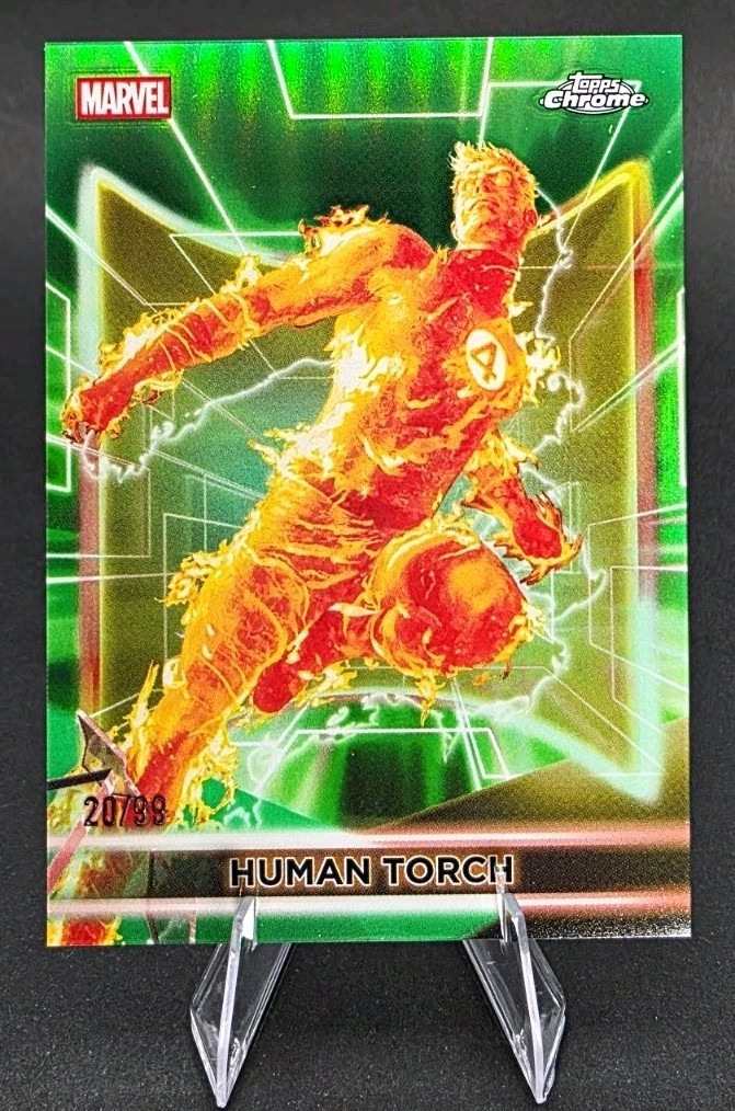 Topps 2026 Topps Neon Marvel Human Torch #30 Green /99