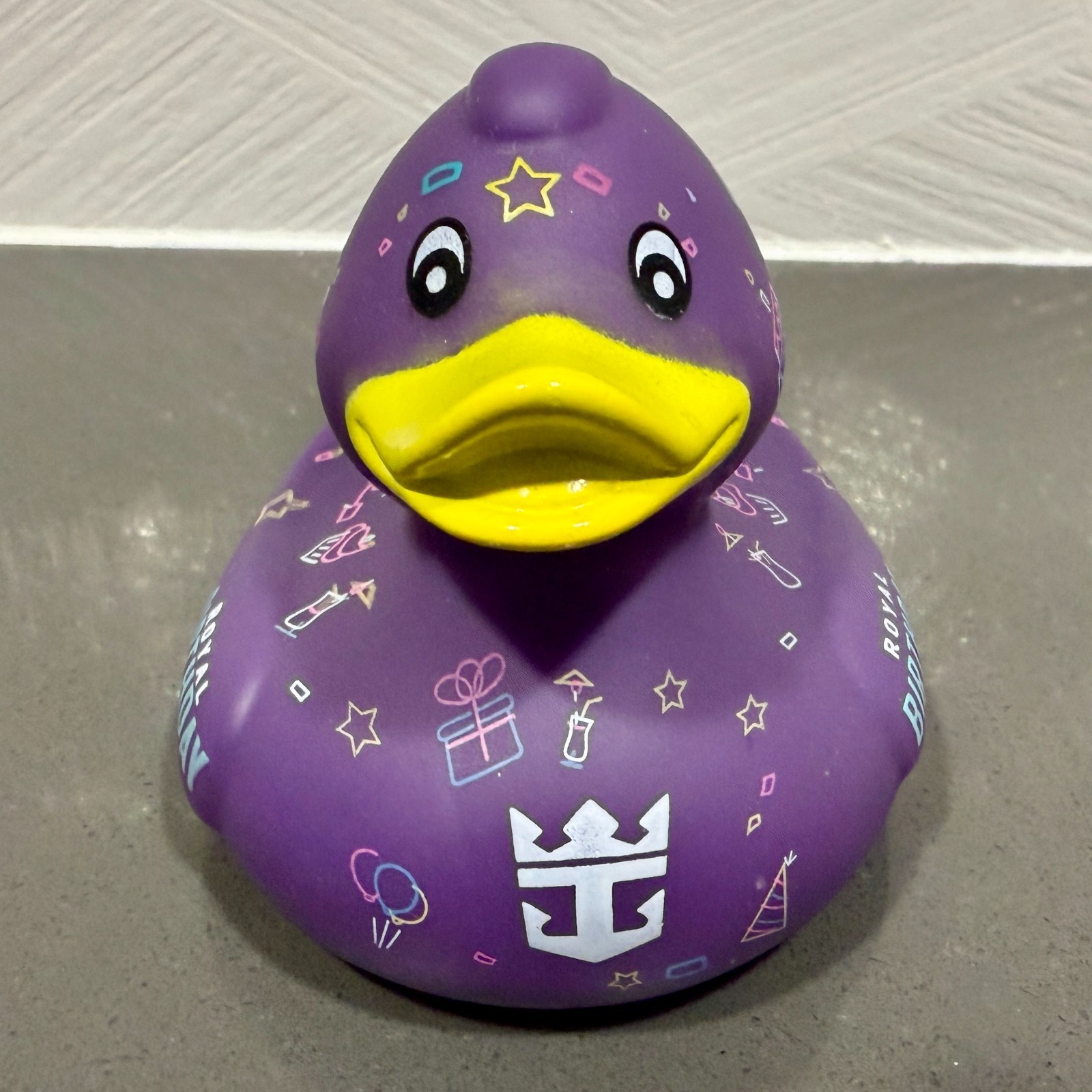 Royal Caribbean Birthday Bash Cruising Duck RARE Limited Edition Cruise Ship NEW