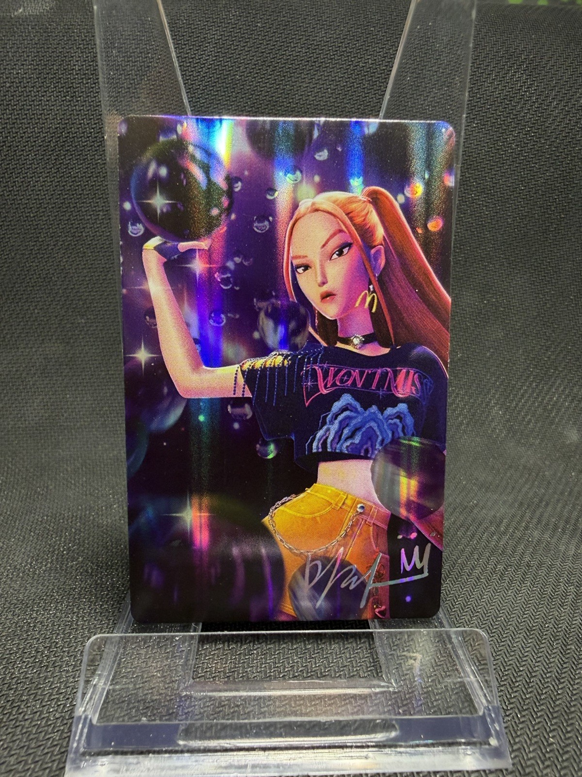 McDonalds 2026 Kpop Demon Hunters Hunter/X Saja Foil Mira Card