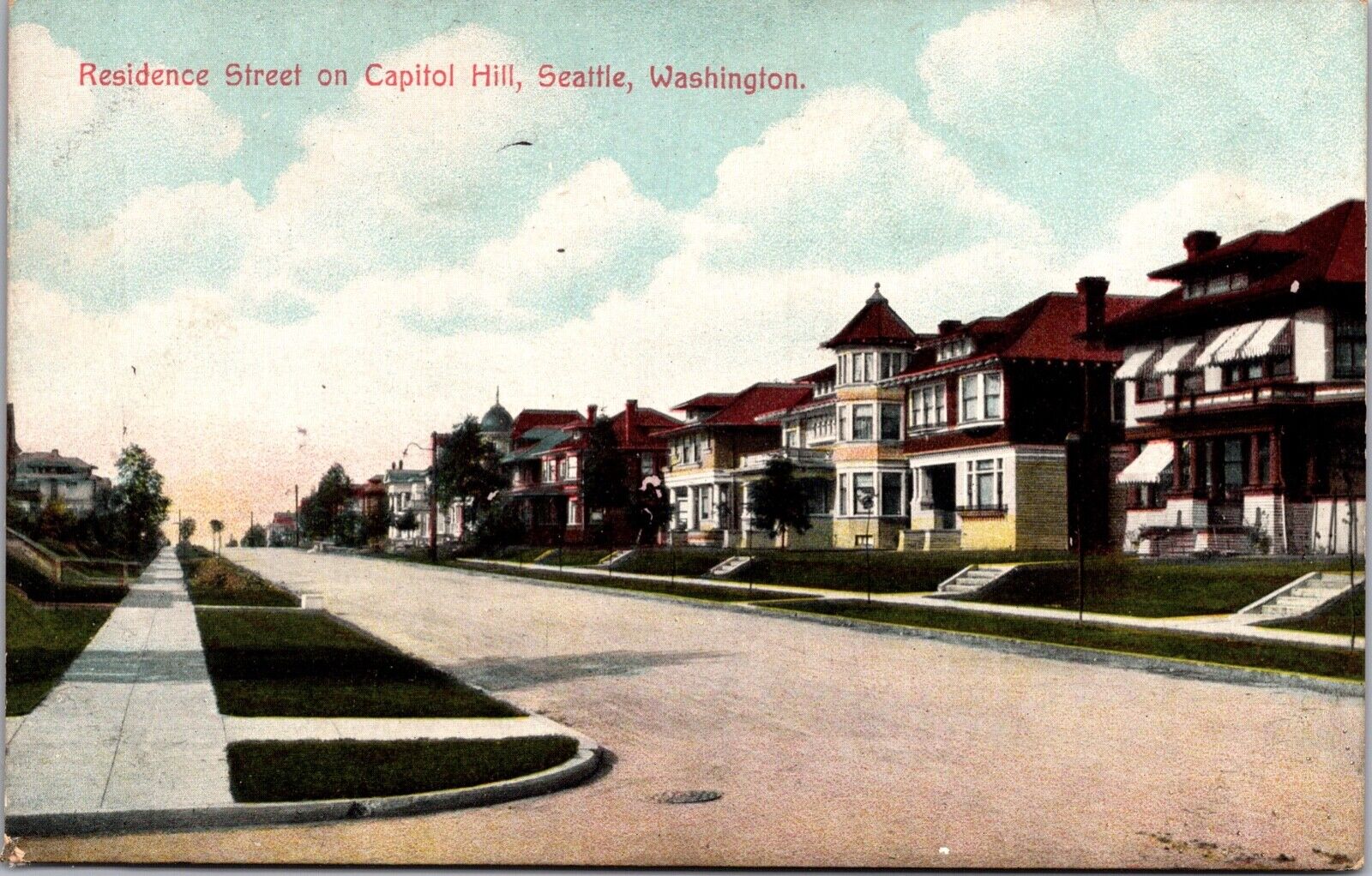 Postcard Residence Street on Capitol Hill in Seattle, Washington~135839