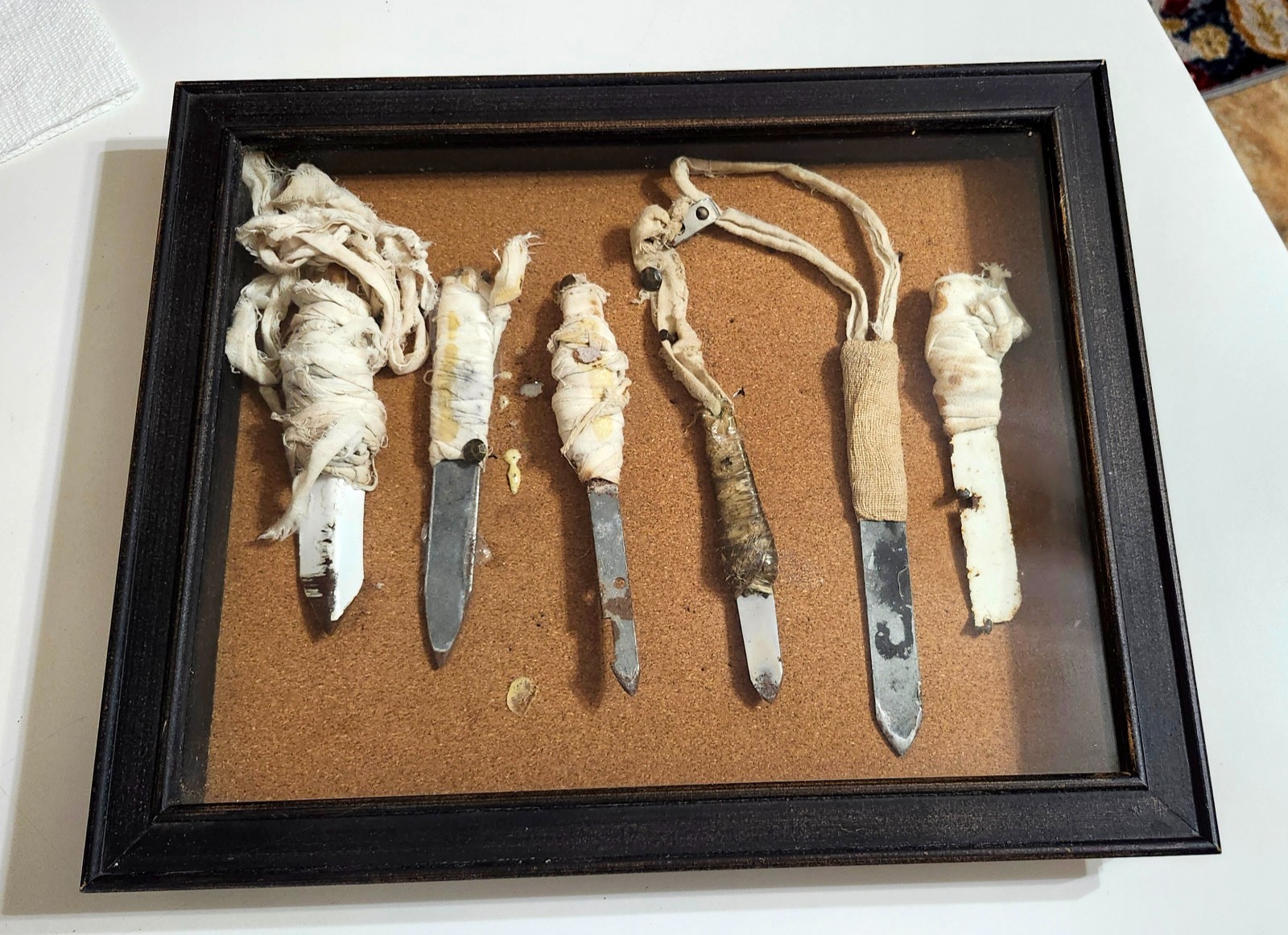 Vintage Parchman Ms. State Prison Original Shiv Collection In Display Unit 32