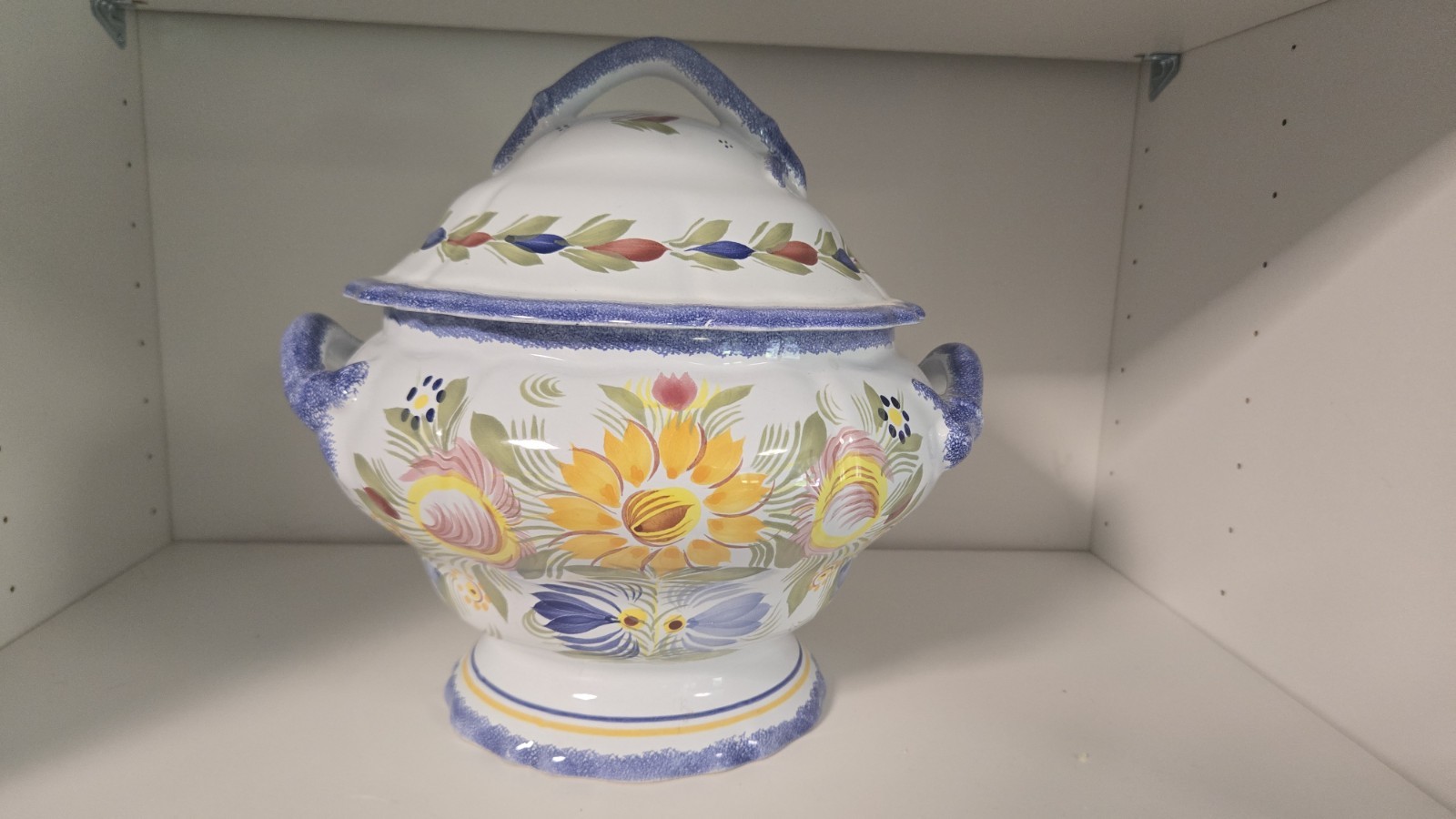 Vintage HB Henriot Quimper  France Soup Tureen