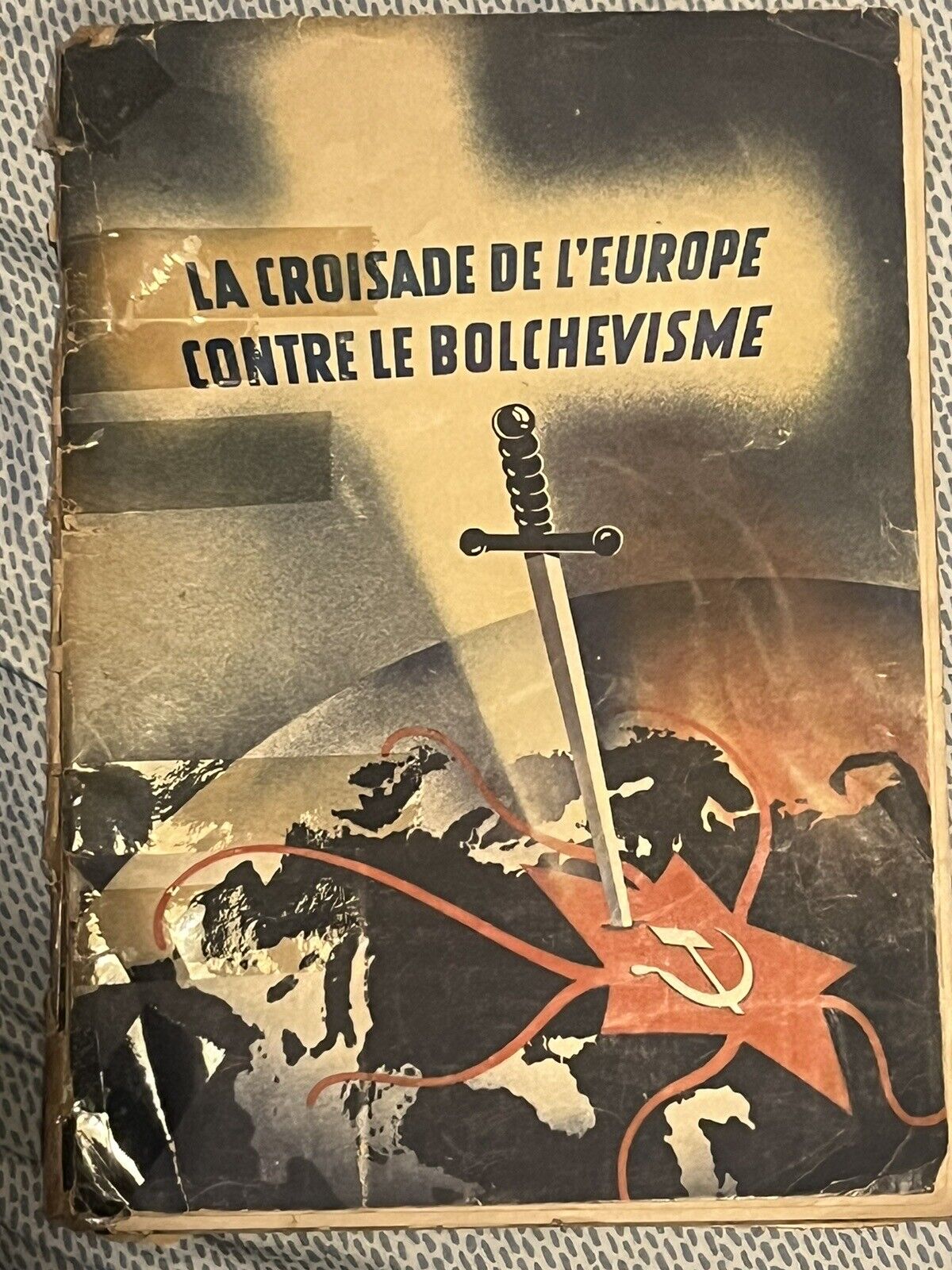 Original WWII Third Reich Book Europe Against Bolshevism