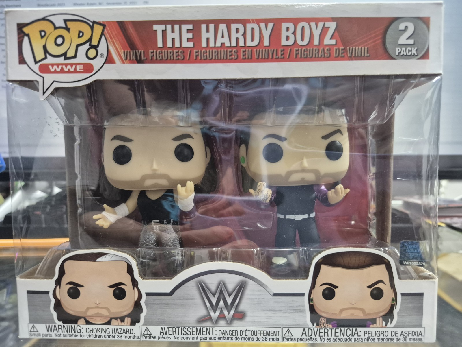 The Hardy Boyz WWE Funko Pop 2 Pack The Hardy Boyz WWE Funko Pop 2 Pack