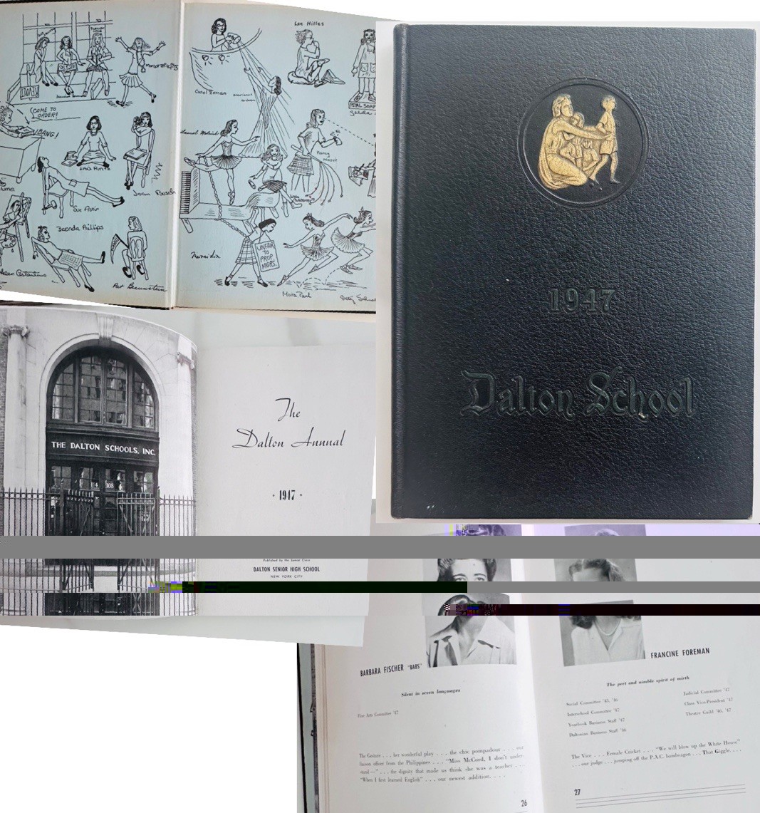 1947 The Dalton School New York City GIRLS High School Dalton Annual Yearbook