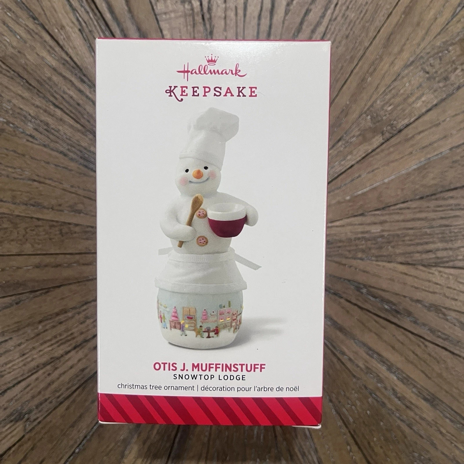 Hallmark Keepsake Otis J. Muffinstuff Snowman Ornament Porcelain 2014-616-65