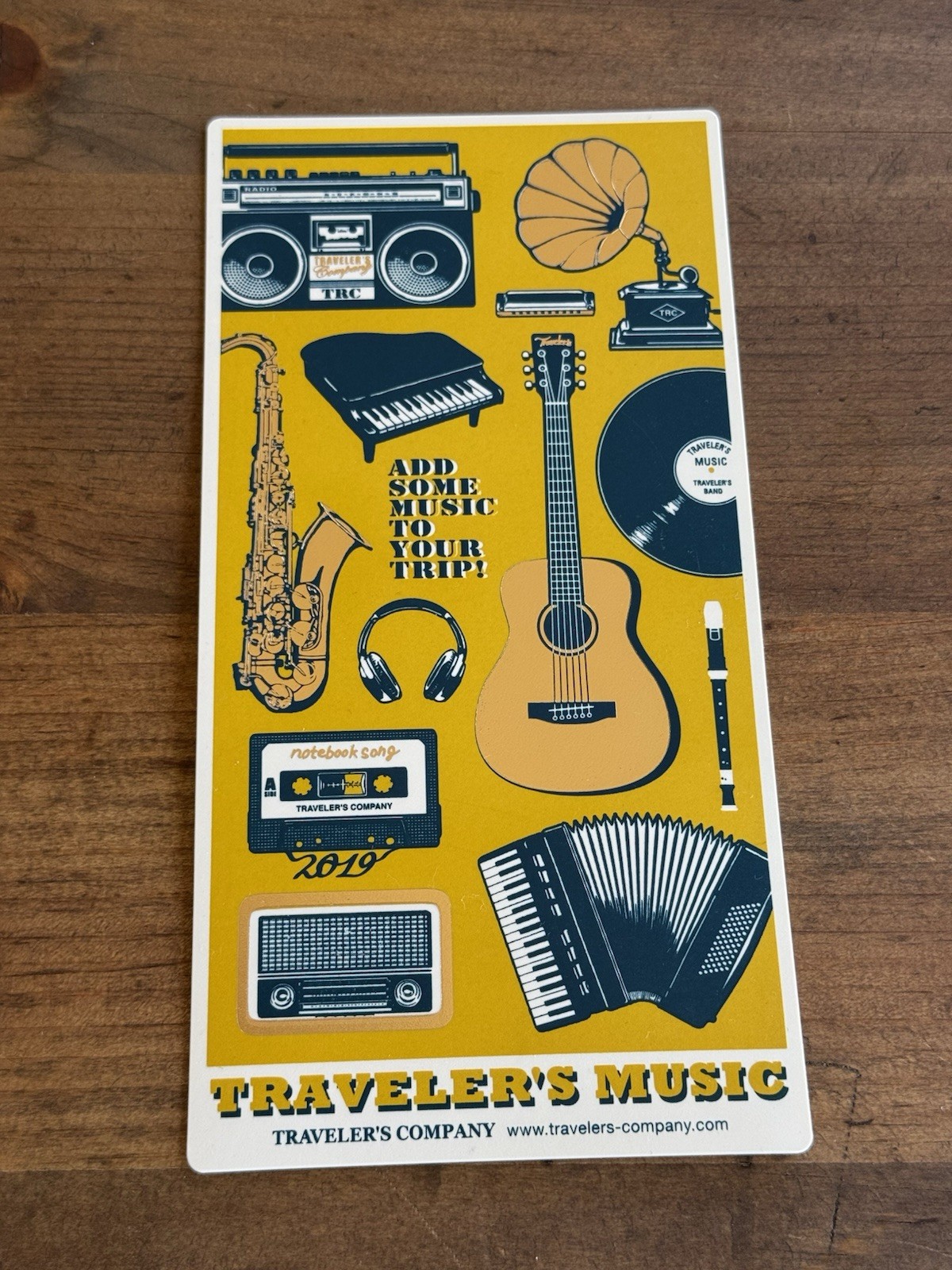Traveler\'s Notebook Pencil Board Underlay 2019 Regular Size - U.S. Seller