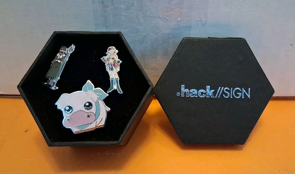 .hack sign Three Pin Collection