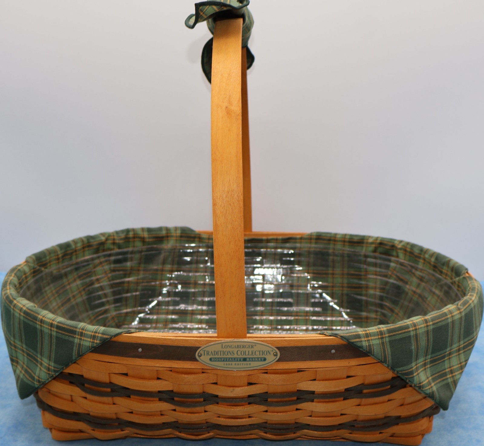 Longaberger 1998 Traditions Hospitality Basket Liner Protector Booklet