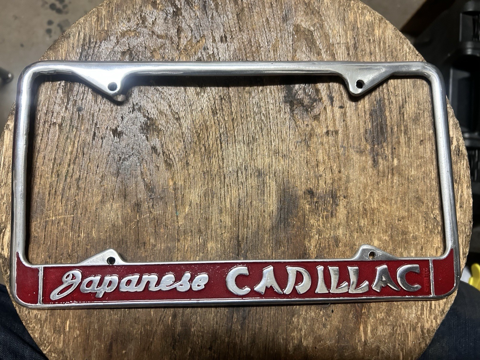 JDM  Honda Datsun Nissan Toyota 1970s 1980s License Plate Frame Novelty Rare