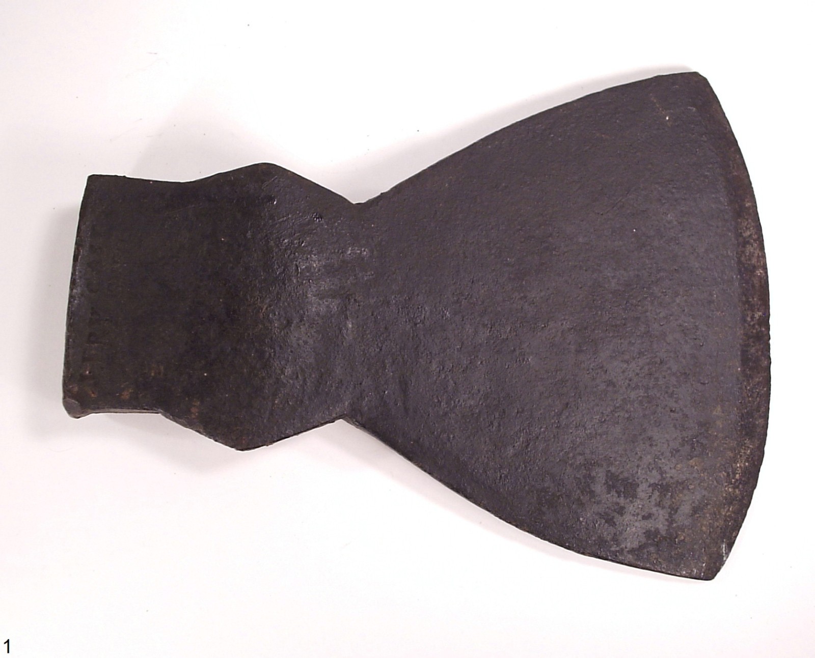 Rare Antique J. Fry Hewing Broad Axe Head Double Beveled  Weighs 6 Lbs 5 Ounces