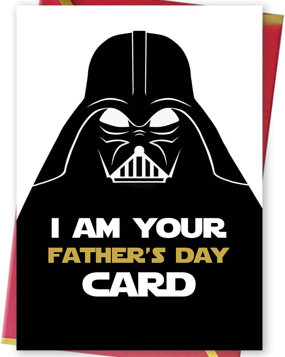 Star Wars Fathers Day Card,Funny Fathers Day Star Wars Gifts,Darth
