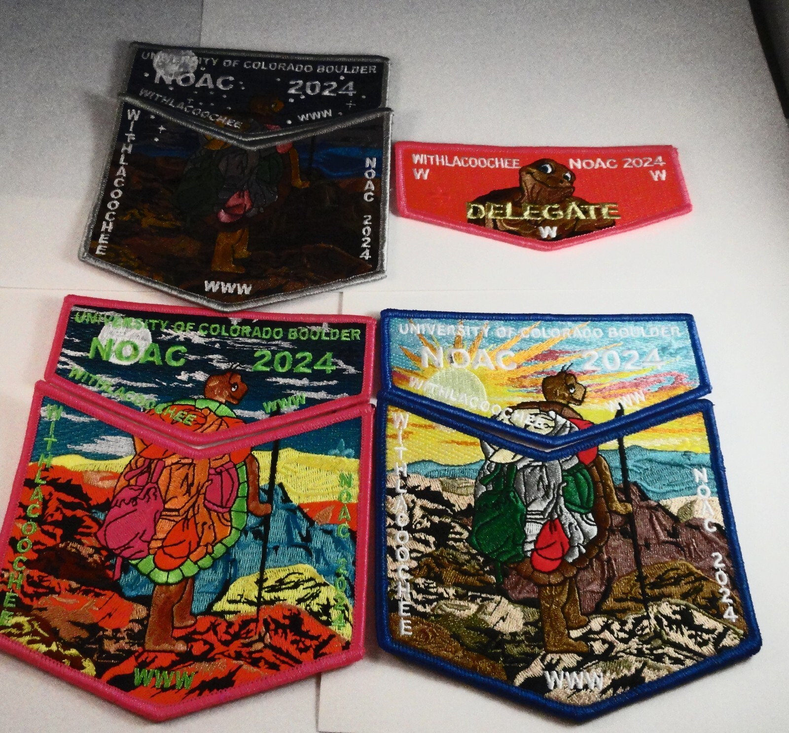 Withlacoochee 2024 NOAC OA SET: iNCLUDES DELEGATE FLAP only 50 MADE