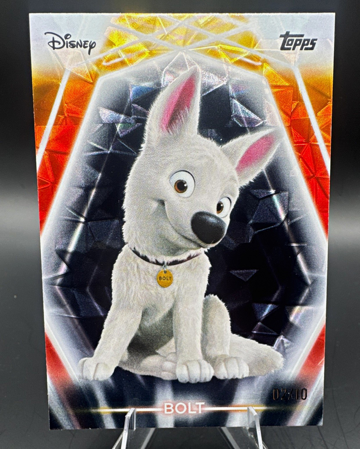 Topps 2026 Disney Neon #182 BOLT Black Diamante 2/10