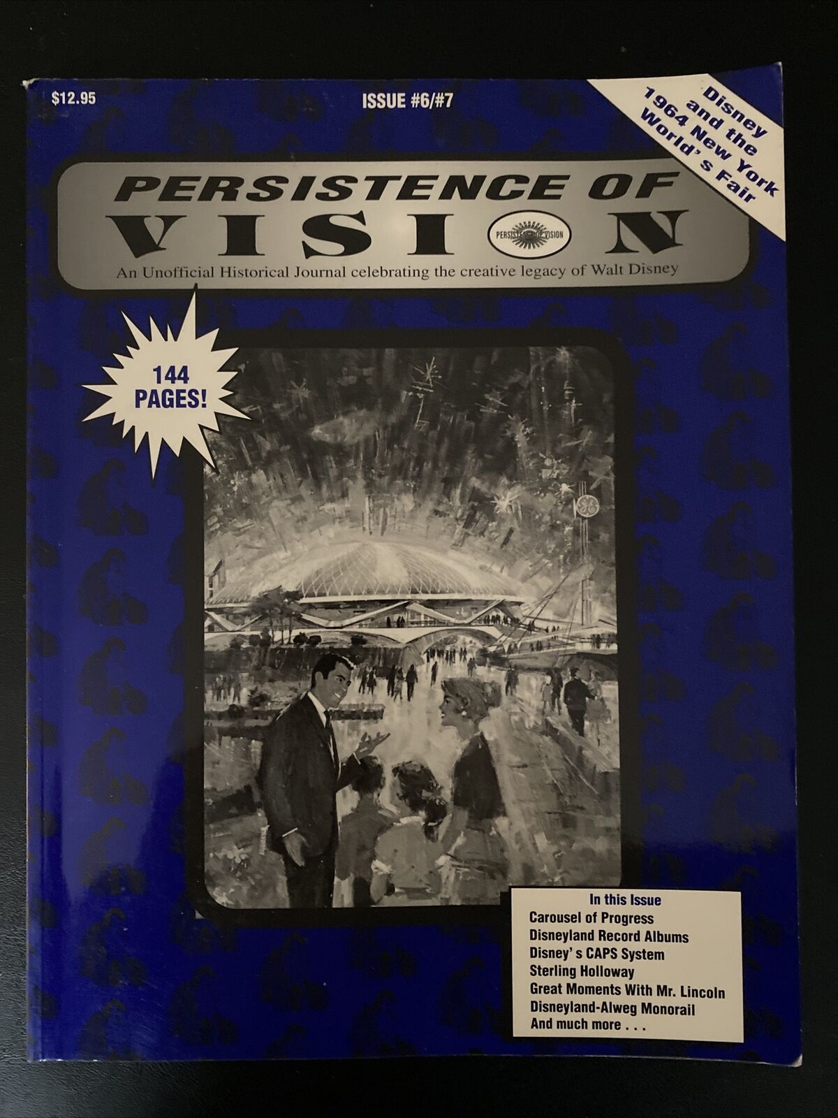 Walt Disney History Persistence of Vision Journal 1964 NY World\'s Fair ISSUE 6/7