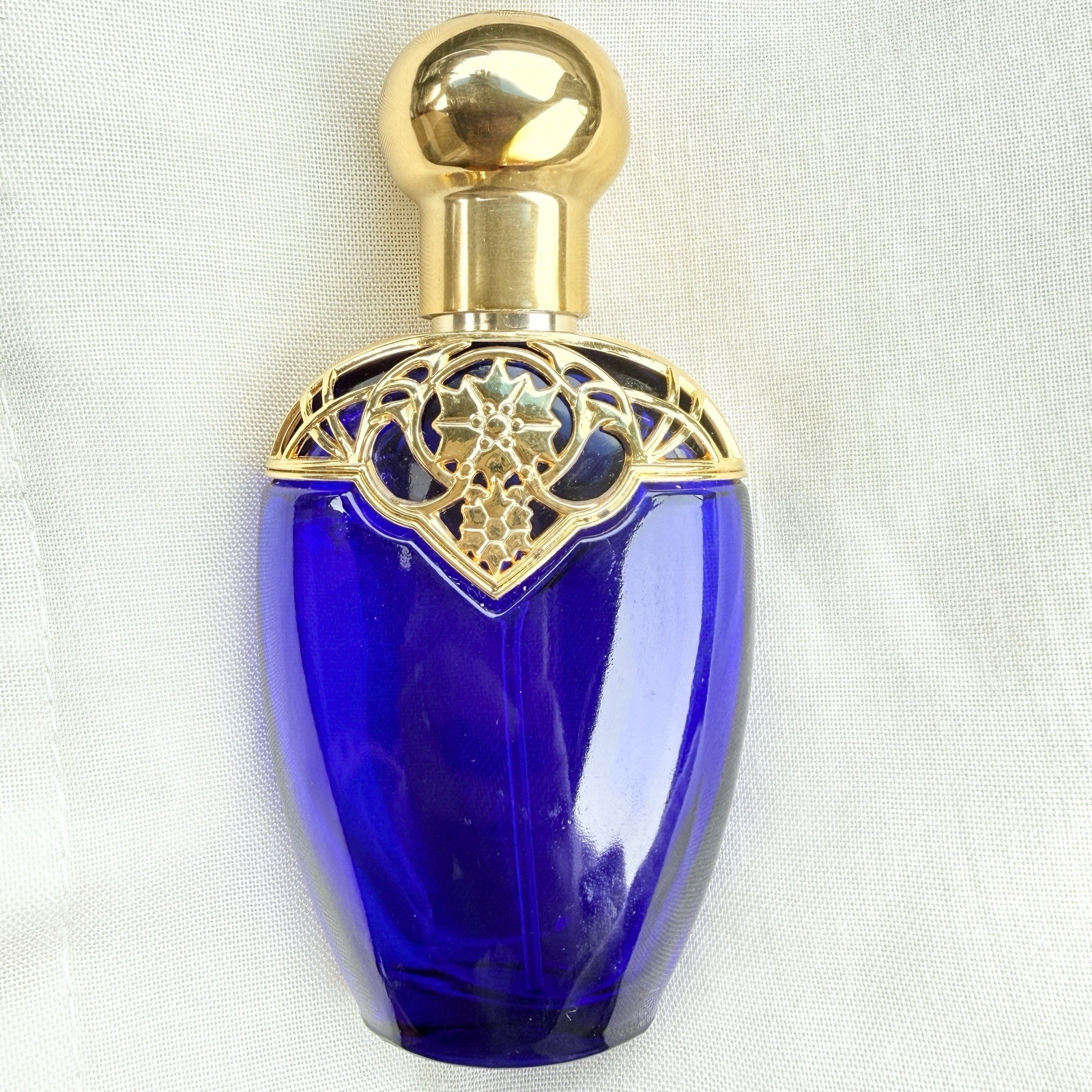Vintage Avon Cobalt Blue Glass BOTTLE 