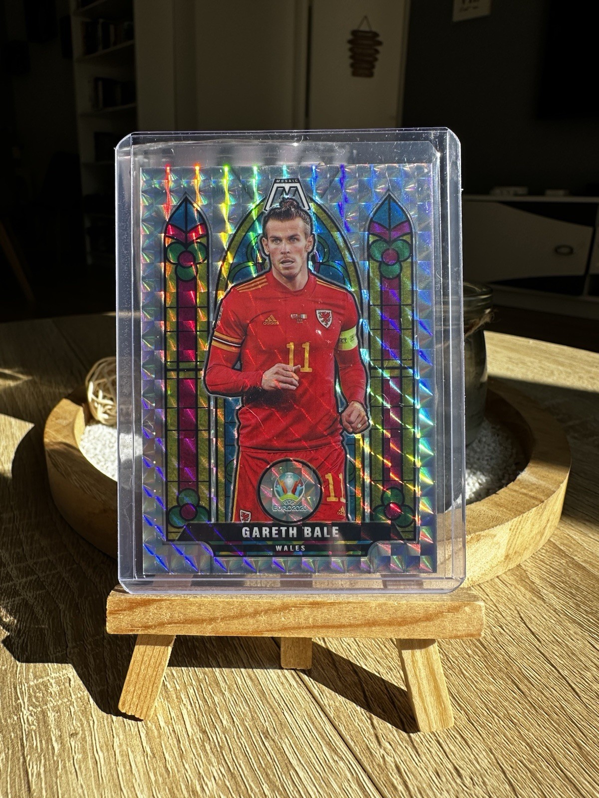 Panini Mosaic UEFA Euro 2020 Gareth Bale Wales Stained Glass SSP