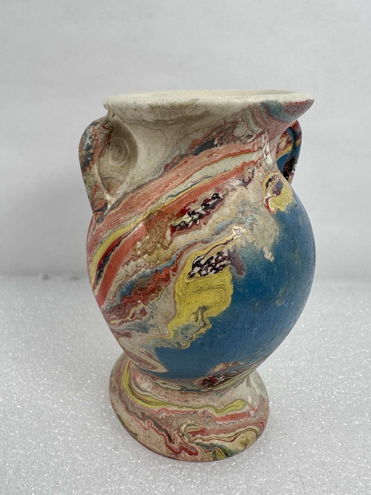 Vintage Vase Nemadji Indian Pottery Native Clay 3.5\