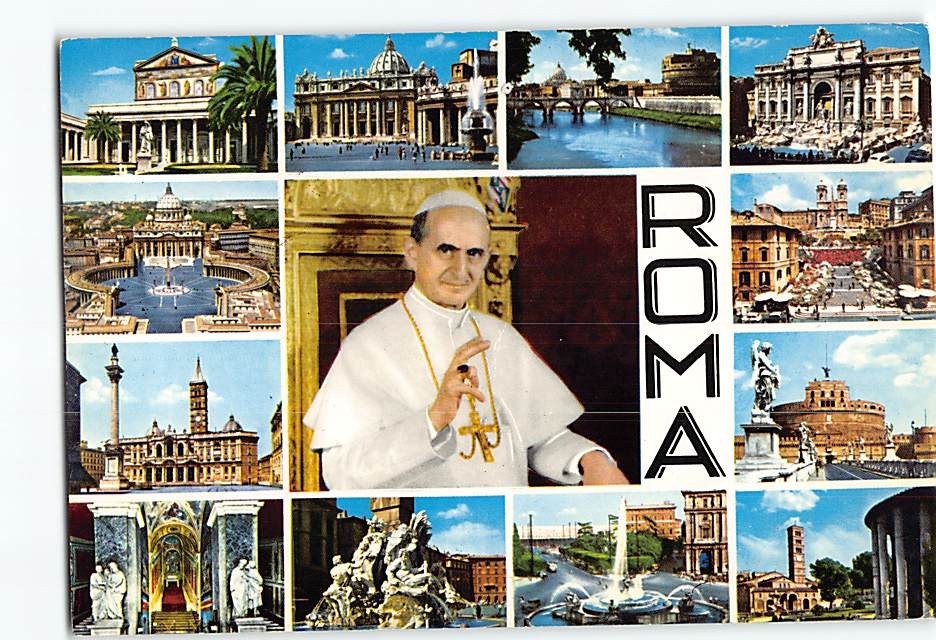 Postcard Rome Italy I-25396 Postcard Rome Italy I-25396