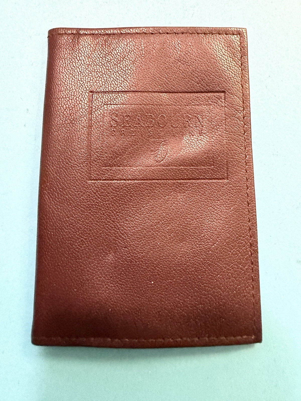 Seabourn Cruise Line Card Holder Travel Wallet Maroon