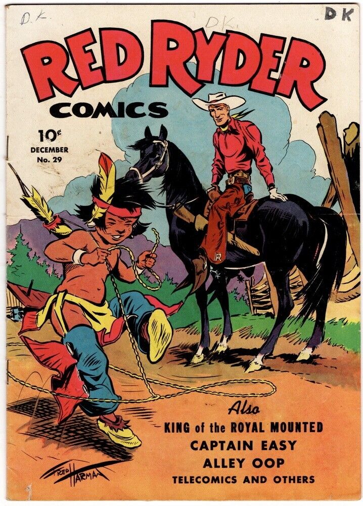 Red Ryder Comics No 29, December 1945, Strip reprints