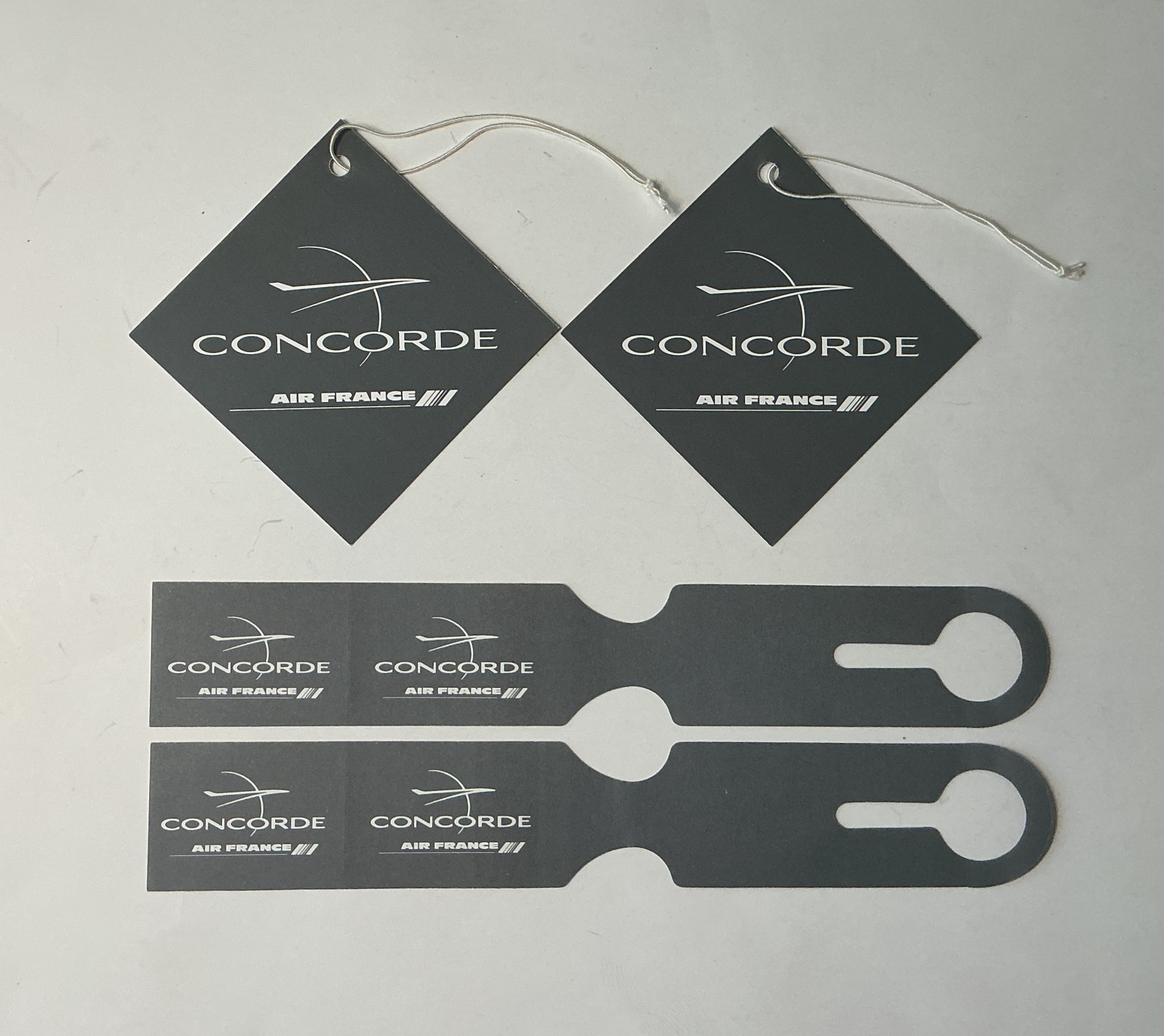 Aviation 4 AIR FRANCE CONCORDE Baggage Tags New Unused