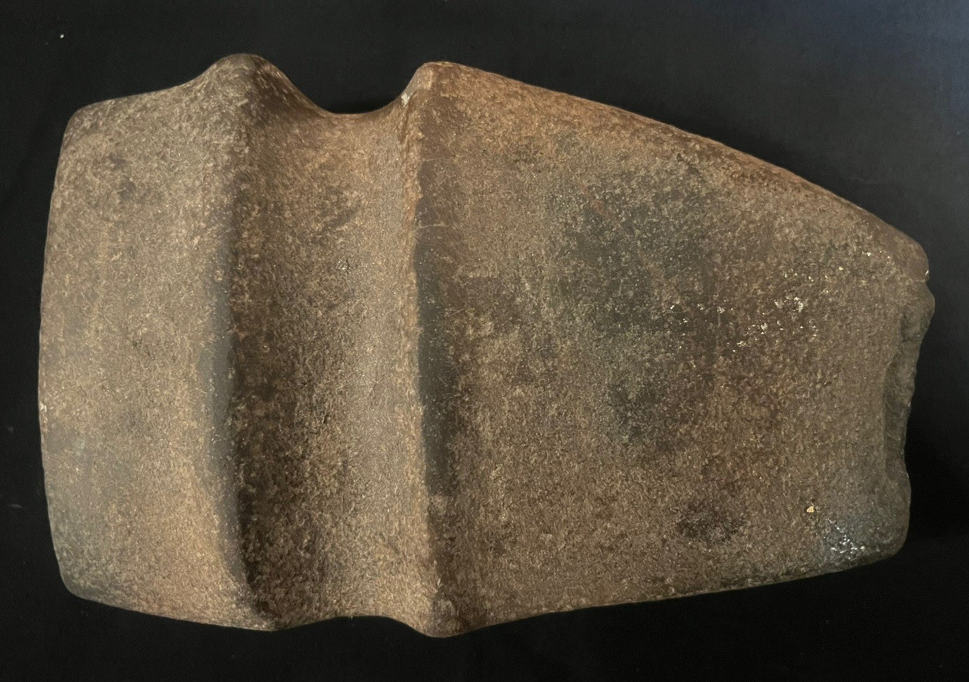 HUGE Ancient prehistoric Native American Indian 3/4 Groove Stone Axe Head