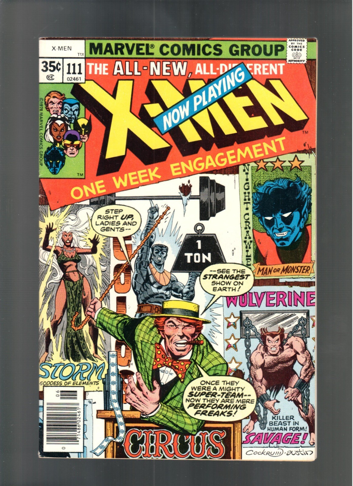 X-MEN # 111 ( 1978 ) 1ST MESMERO MARVEL COMICS SHARP COPY