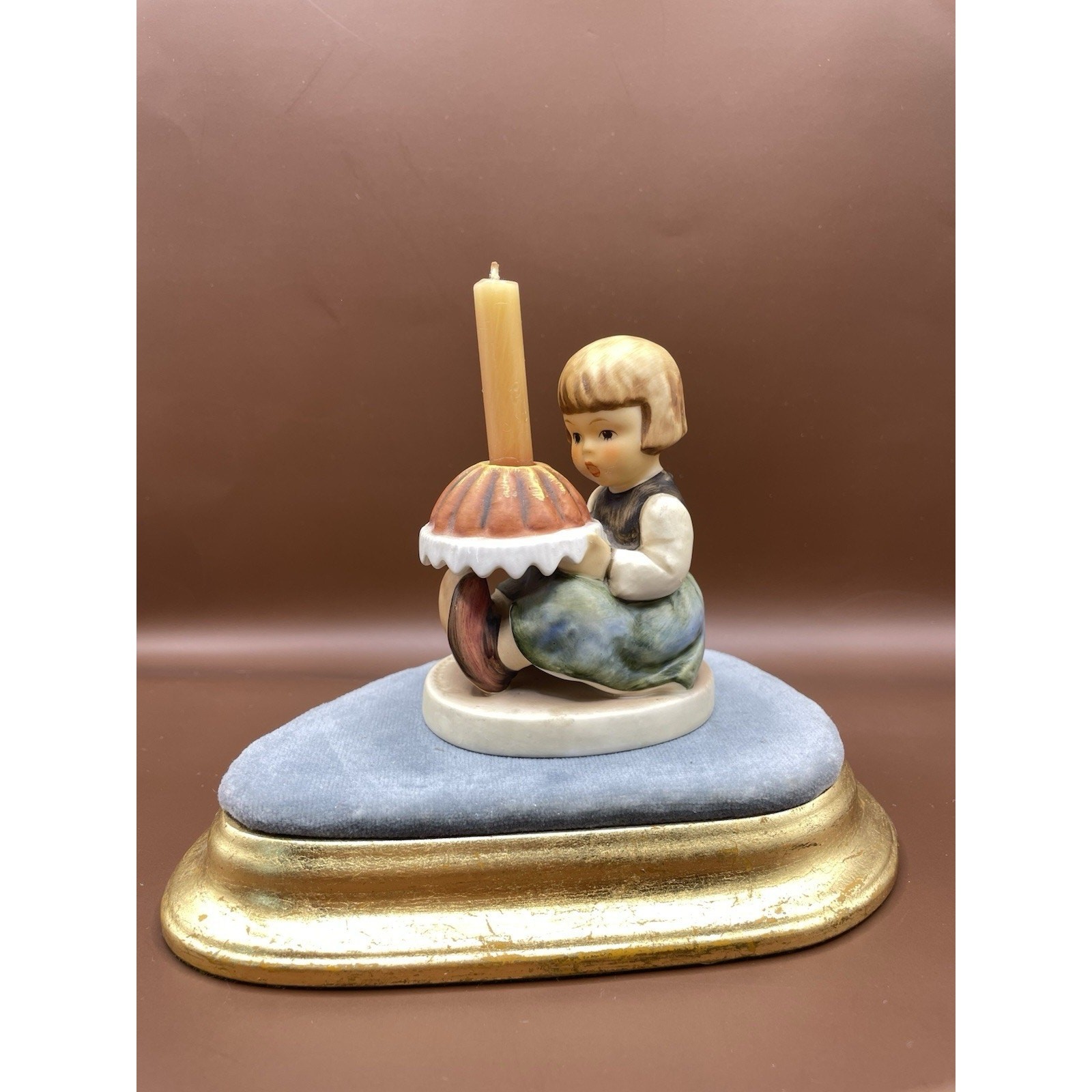 Vintage Goebel Hummel BIRTHDAY CAKE Figurine Candleholder #779 Hum 338 TMK-6 CIB Vintage Goebel Hummel BIRTHDAY CAKE Figurine Candleholder #779 Hum 338 TMK-6 CIB