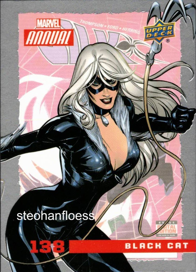 2016 Upper Deck Marvel Annual SP Short Print #138 Black Cat 2016 Upper Deck Marvel Annual SP Short Print #138 Black Cat