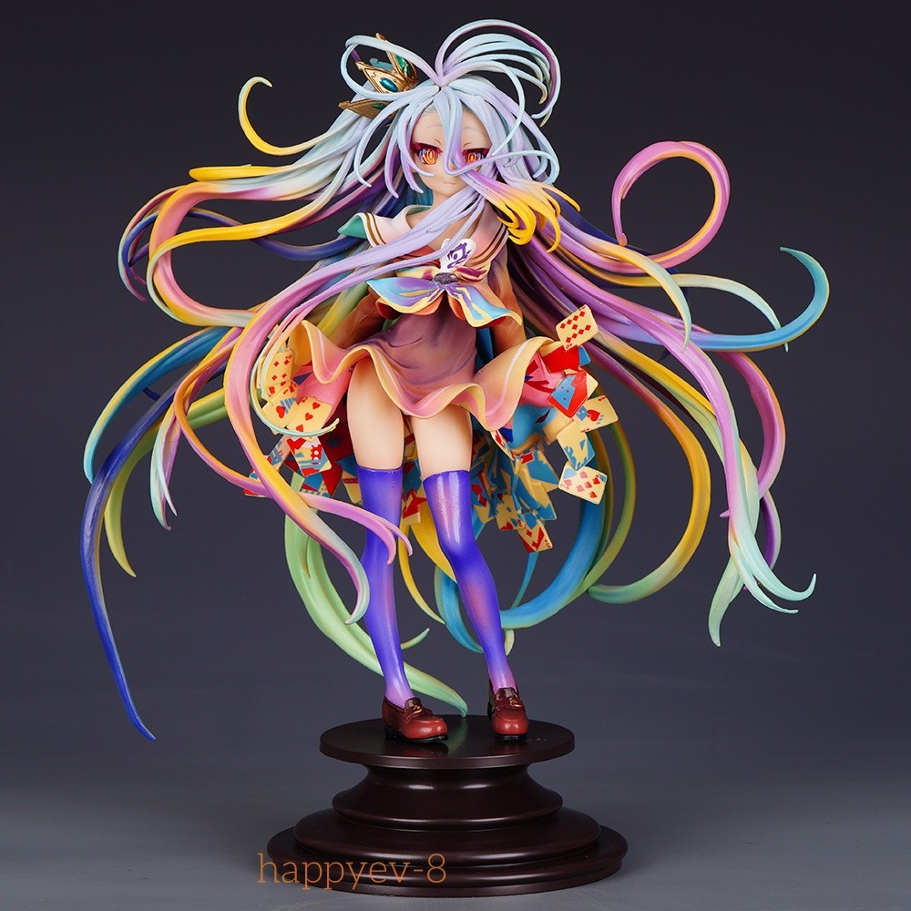 Anime Girl NO GAME NO LIFE Shiro 1/7 28cm PVC Figure Model Statue Toy Boxed New