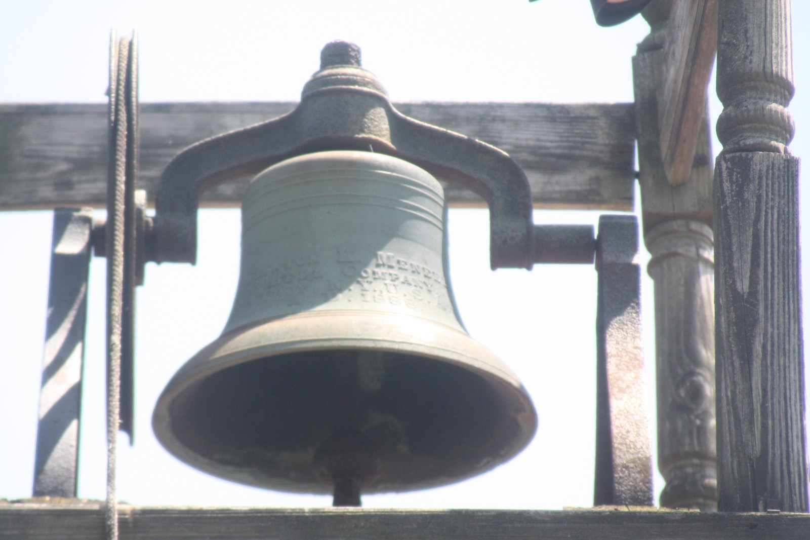 1888 18 1/4 Clinton H. Meneely Bell Company Troy New York Chuch Bell Glenmont