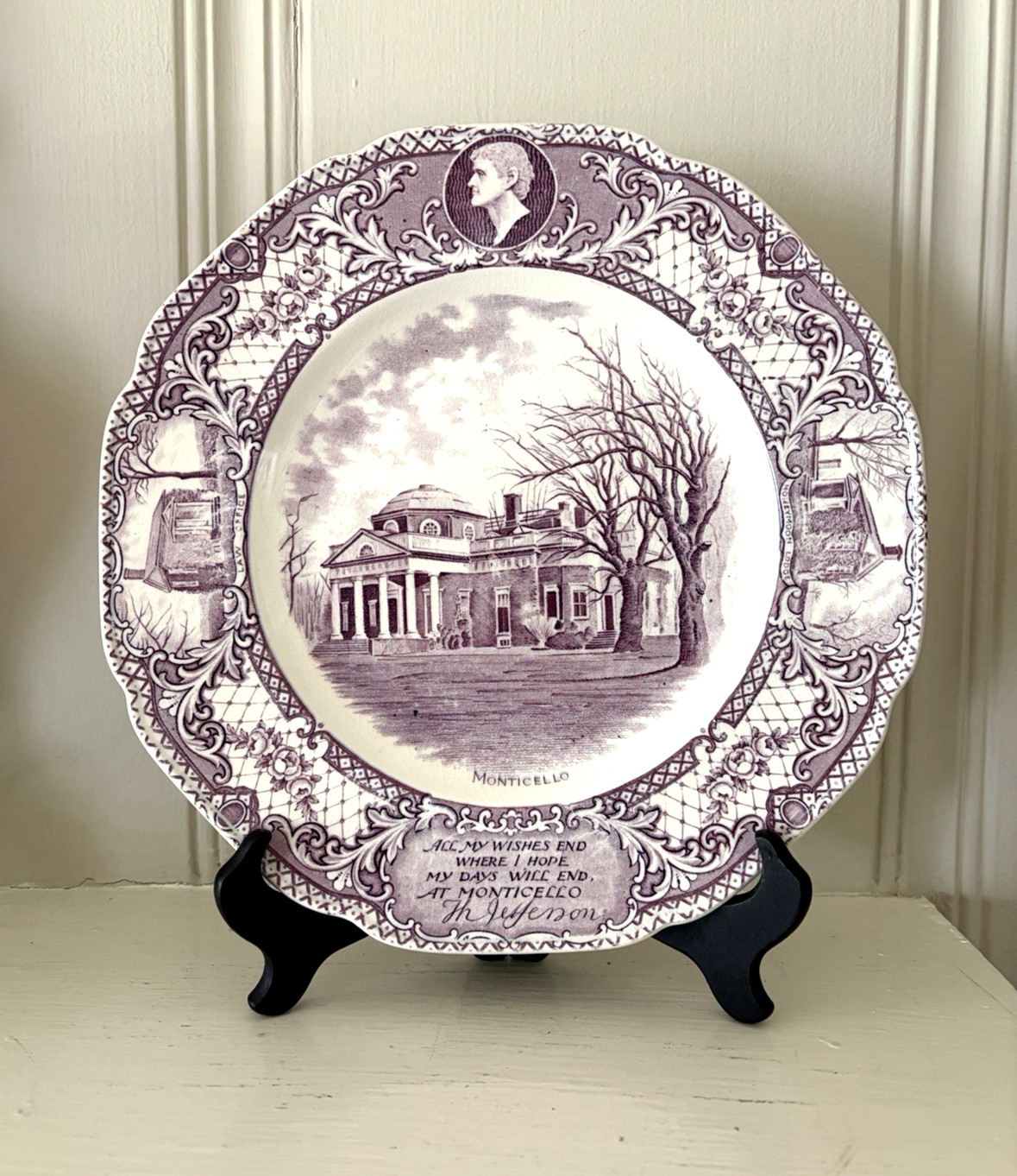 VINTAGE MONTICELLO THOMAS JEFFERSON 10\