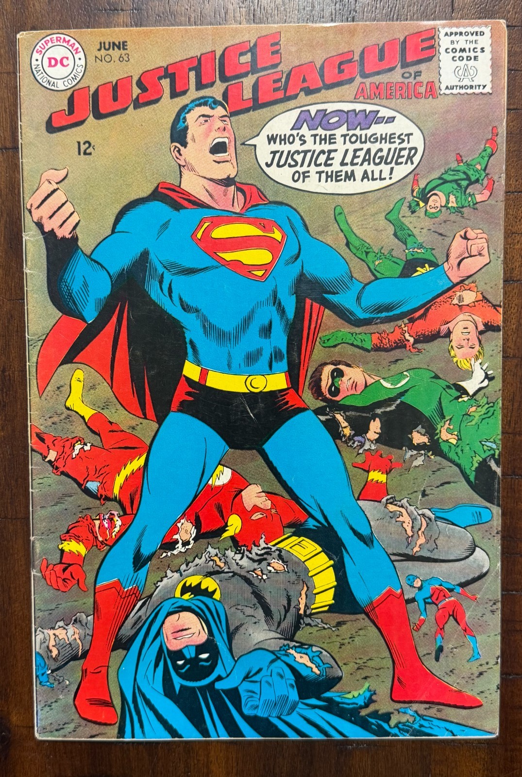 Justice League of America #63 Superman Batman 1968 DC Comics
