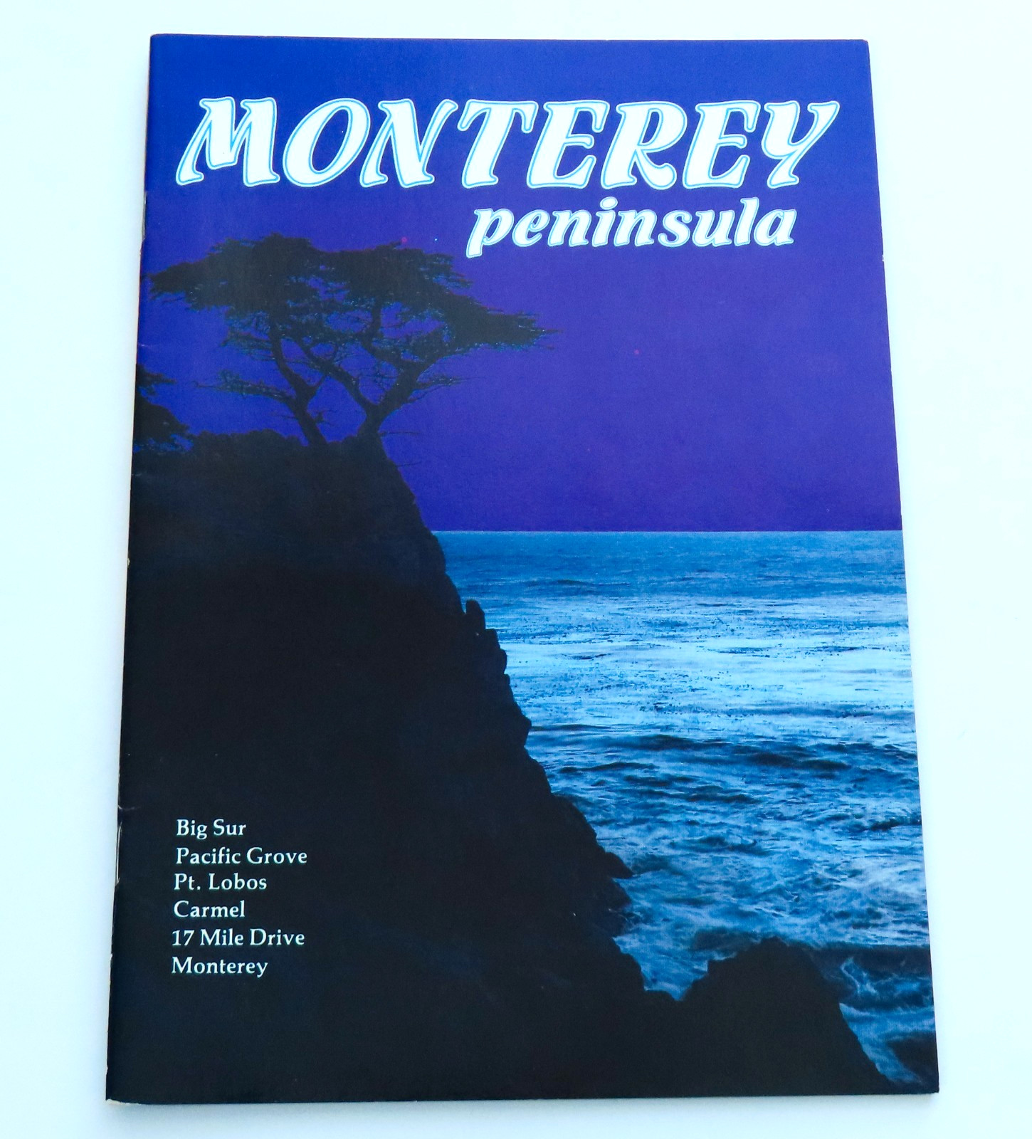 Monterey Peninsula Travel Guide Book Vintage California Big Sur Carmel Travel CA Monterey Peninsula Travel Guide Book Vintage California Big Sur Carmel Travel CA