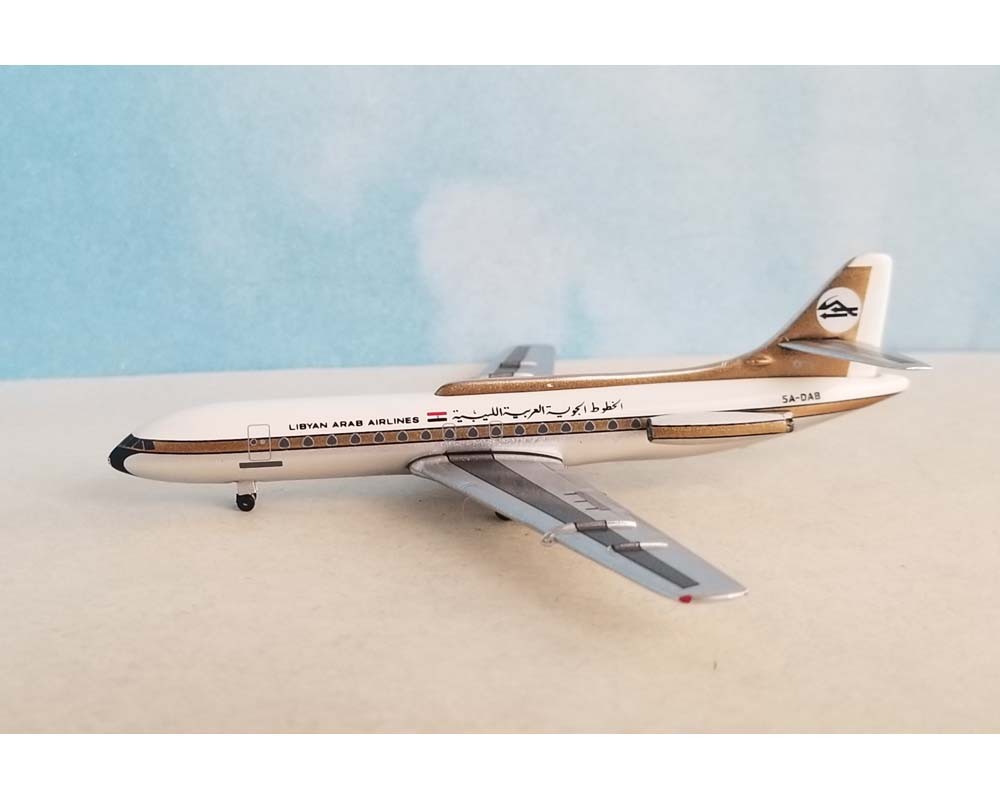 Aeroclassics AC411430 Libyan Arab Airlines SE-210 5A-DAB Diecast 1/400 Jet Model