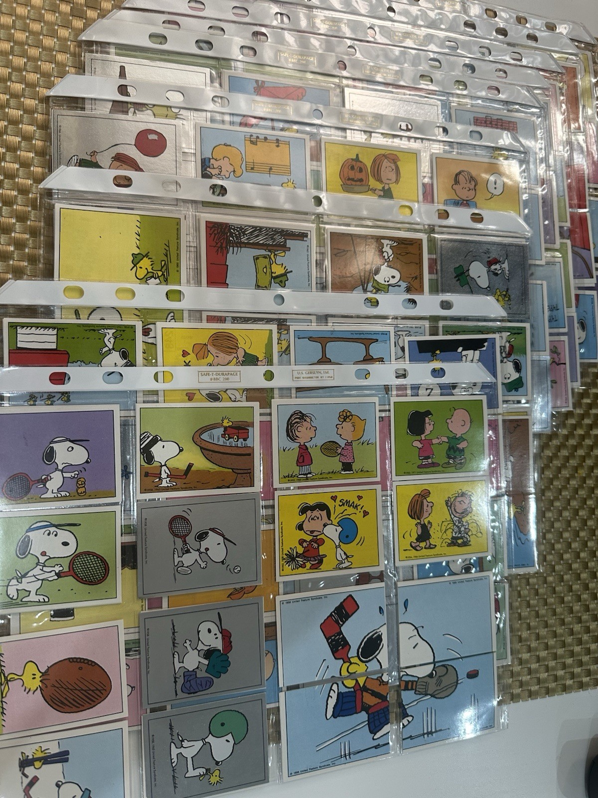 Rare 1986 Panini Peanuts I Love Snoppy Album Cards Complete 288 Sticker Cards 💥